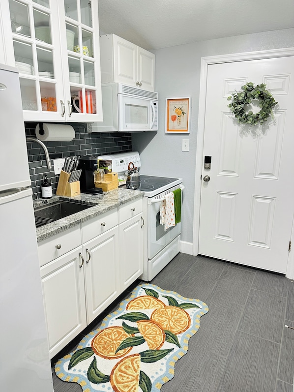 Microwave, oven, stovetop