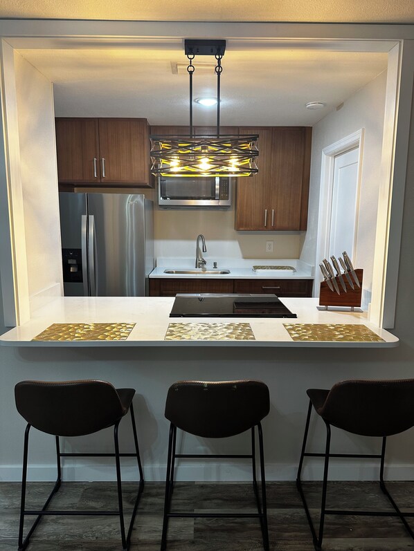 Microwave, oven, stovetop