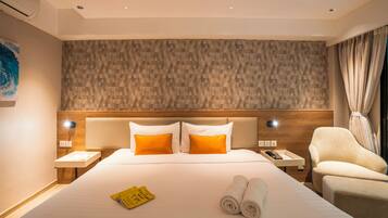 Deluxe tweepersoonskamer (with Balcony) | Gratis wifi, beddengoed