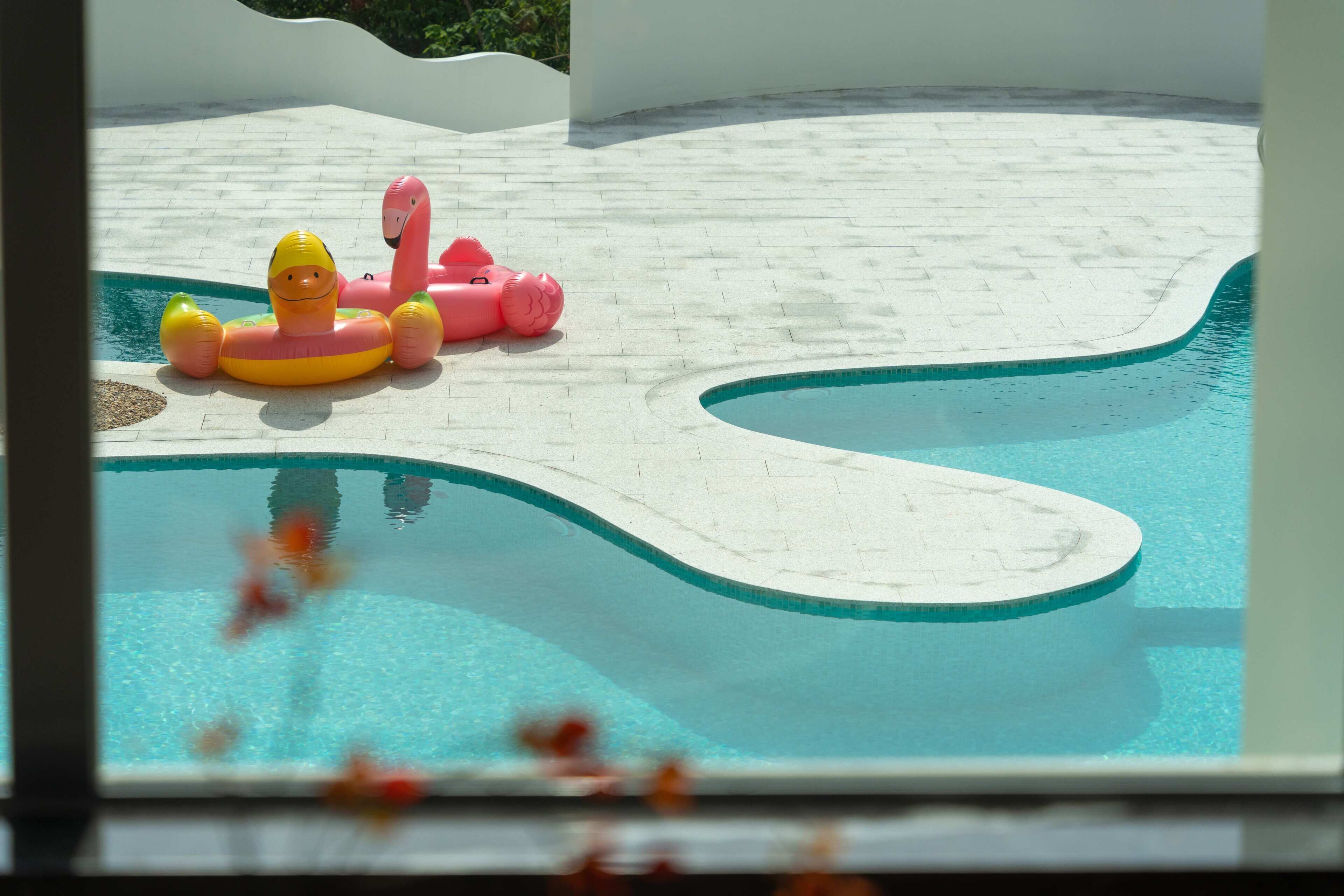 经典双床房, 庭院景观 | 客房景观