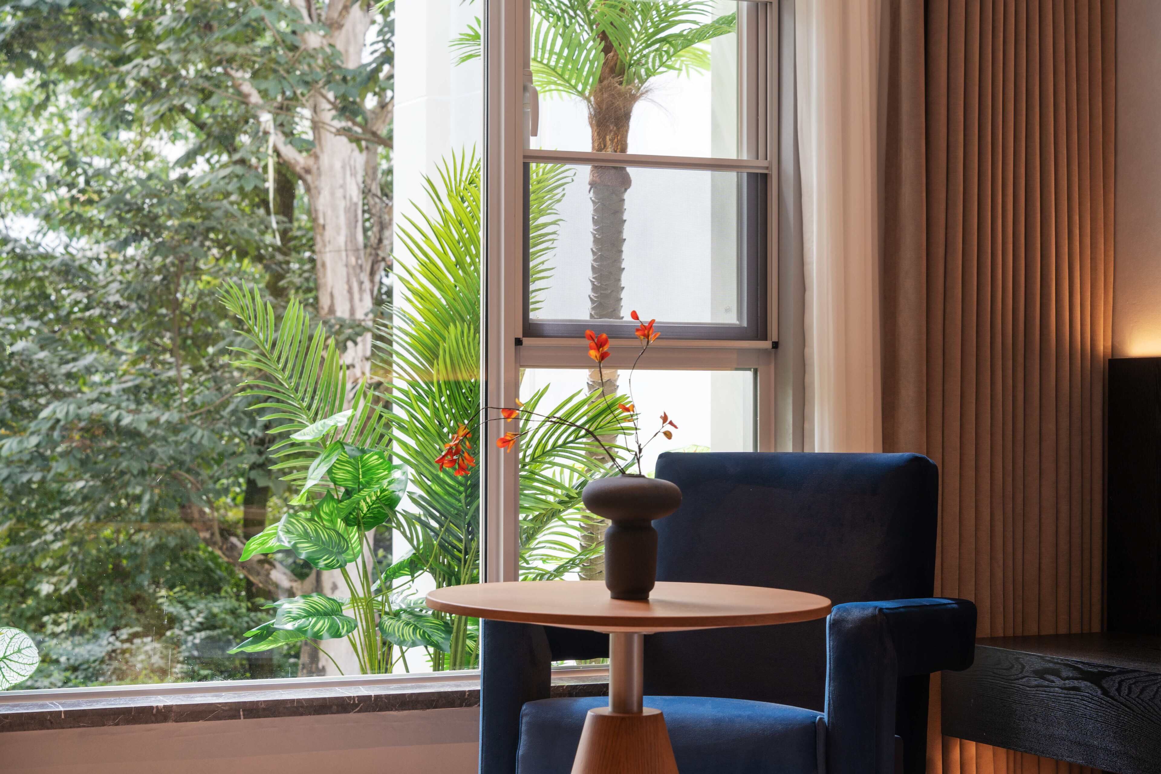 Kahden hengen comfort-huone, patio, näköala pihalle | Näkymä huoneesta