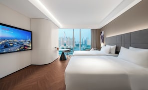 Standard Twin Room, City View | View from room - IntercityHotel Futian Zhongzhou Bay (Shenzhen)