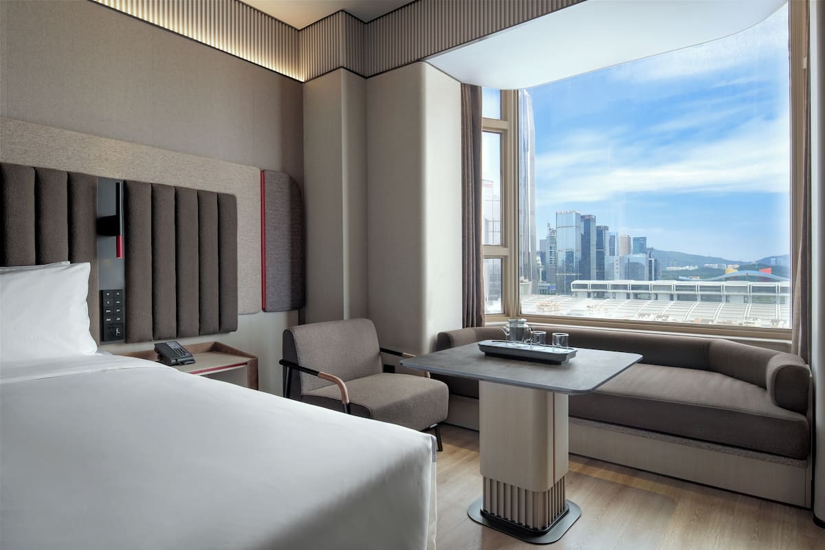 Business-Zimmer, 1 Queen-Bett, Zimmerreinigung, Stadtblick | Blick auf die Stadt