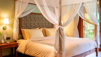 Riverside Villa - East | Premium bedding, minibar, in-room safe, individually decorated