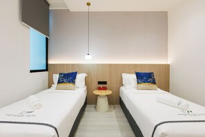 Quarto luxo, 2 camas de solteiro, para não fumantes | Wi-Fi de cortesia