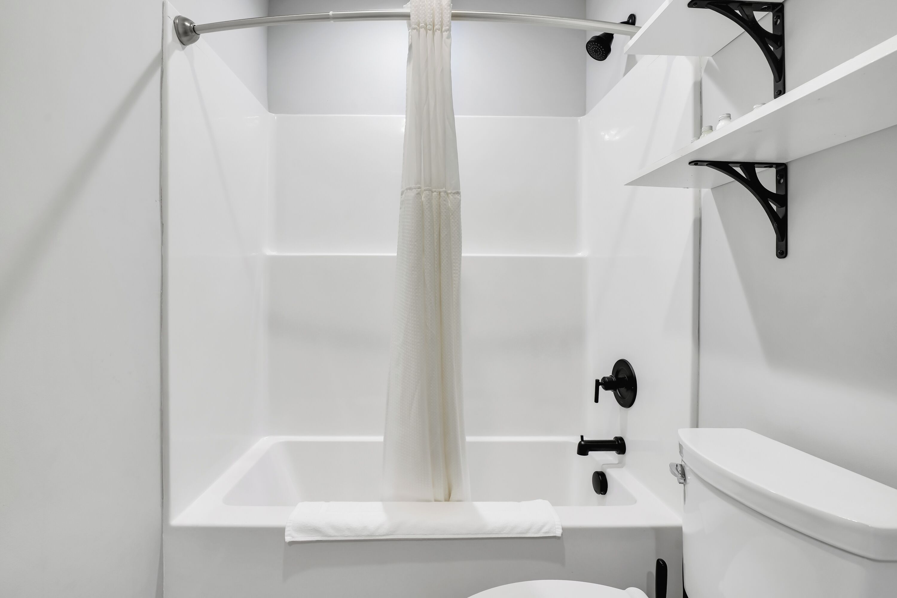 Hair dryer, towels