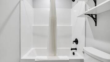 Hair dryer, towels