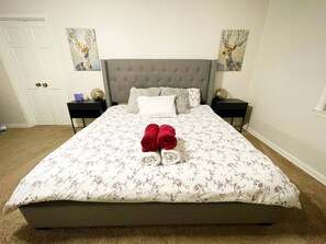 4 bedrooms, iron/ironing board, free WiFi, bed sheets