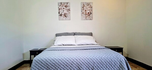 Desk, iron/ironing board, free WiFi, bed sheets