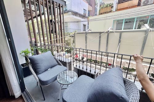 Luxury Apartment, 1 Bedroom, Balcony, Garden Area | Egyptian cotton sheets, premium bedding, down comforters