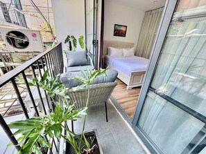 Luxury Apartment, 1 Bedroom, Balcony, Garden Area | Balcony view - PIN GEM Boutique (Ho Chi Minh)
