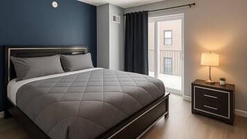 2 slaapkamers, een strijkplank/strijkijzer, wifi, beddengoed