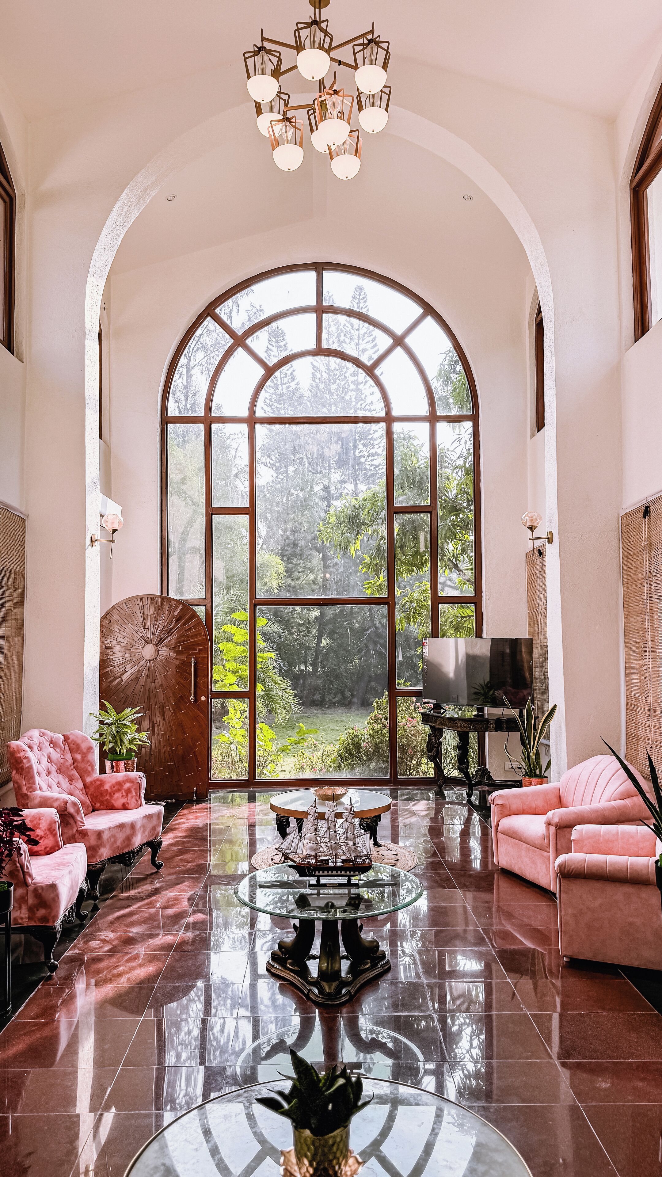 4 BHK Arches | Living area | Smart TV