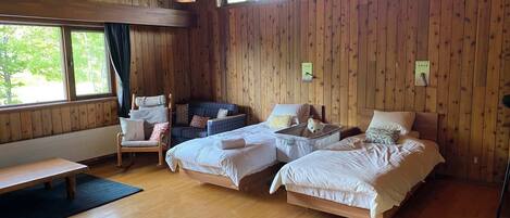 2 slaapkamers, een bureau, gratis wifi, beddengoed