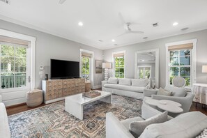 Smart TV - WaterColor Park District Luxury | Exclusive Beach Club Access, Electric Cart, & Bikes (Santa Rosa Beach)