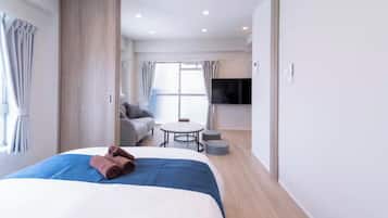 1 bedroom, desk, free WiFi, bed sheets