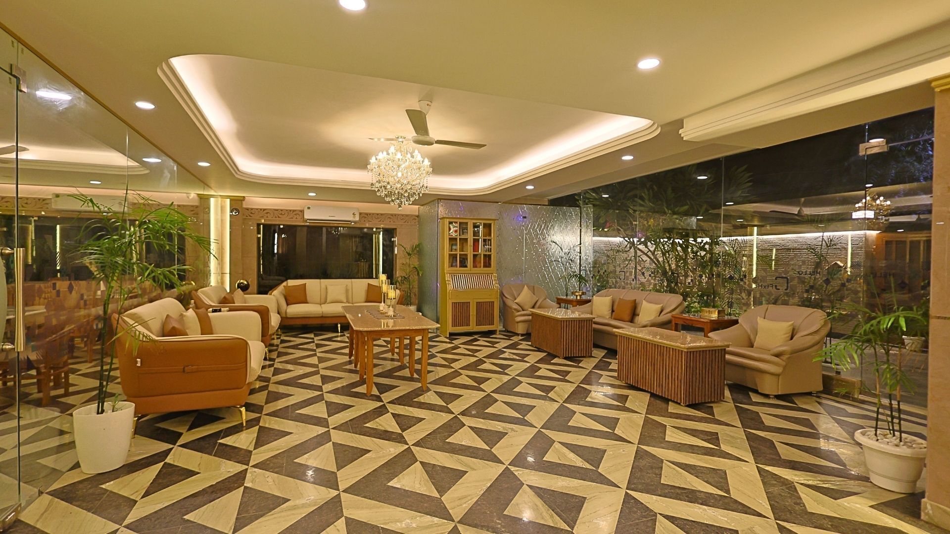 Sala de estar en el lobby