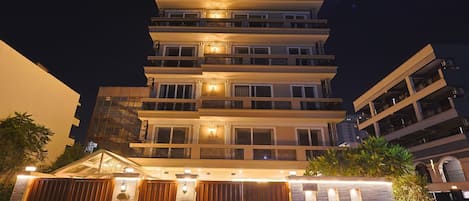 Fassade der Unterkunft