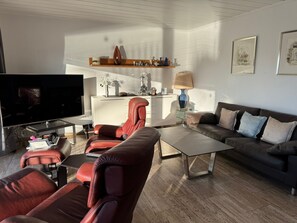 Living area - Vacation apartment Wiesenblick, 75 m2, 1-2 persons (Haltern am See)