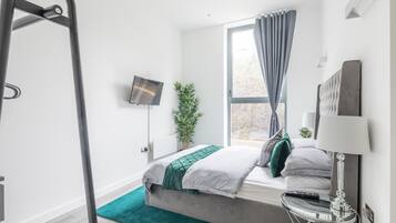 1 soverom, strykejern/-brett, wi-fi og sengetøy