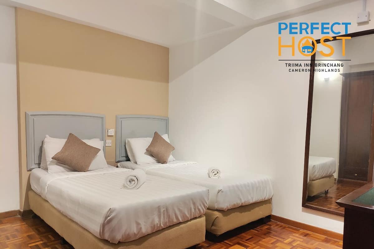 Căn hộ Executive, 3 phòng ngủ | Bộ đồ giường cao cấp, chăn bông, nệm Select Comfort, bàn 