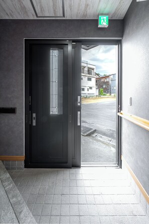 Interior entrance