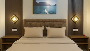 Basic-Apartment, Balkon, Stadtblick