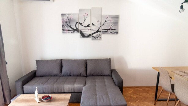 Living area - Kastel Gomilica Cozy and Stylish Apartments Near the Sea - Classic One Bedroom Apartment (Kastela)