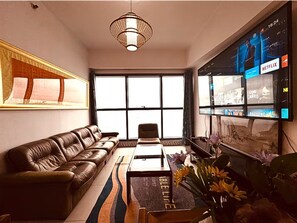 Exclusive Suite, Sea View | Living area