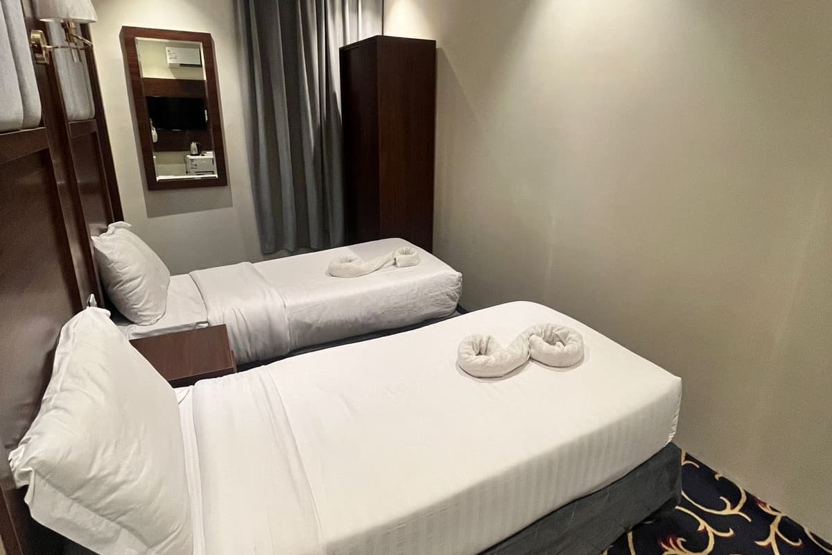 Quarto casal ou duplo luxo | Frigobar, cofres nos quartos, quartos à prova de som, Wi-Fi de cortesia