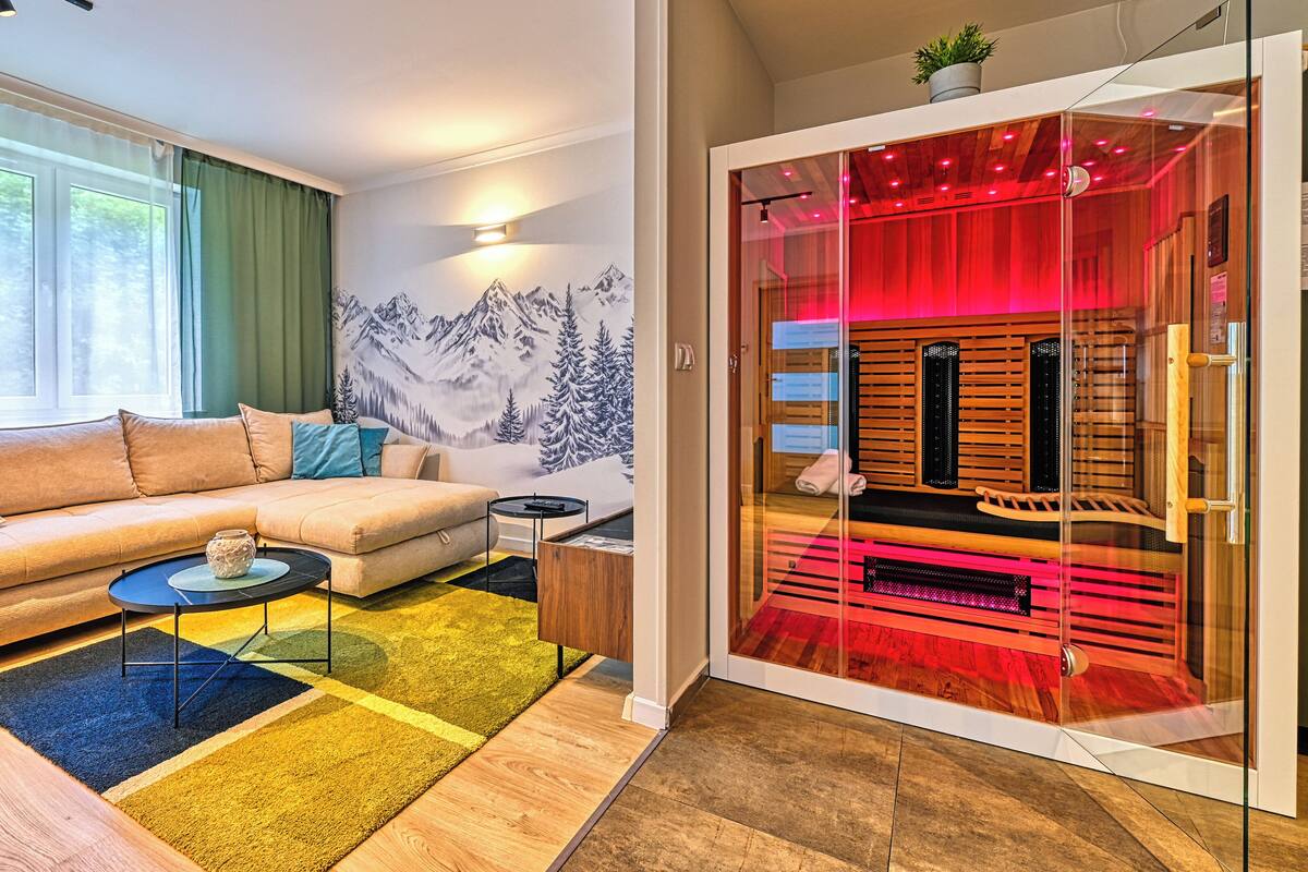 Apartament (6) z sauna | Wohnbereich