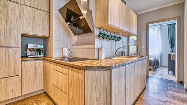 Apartament (6) z sauna | Cuisine privée