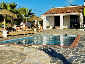 Outdoor pool - Finca Pozo de la Suerte Andalusian charm (Almayate)