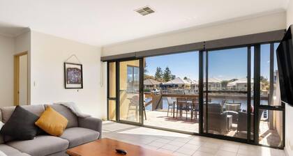 Canal apartment with Jetty