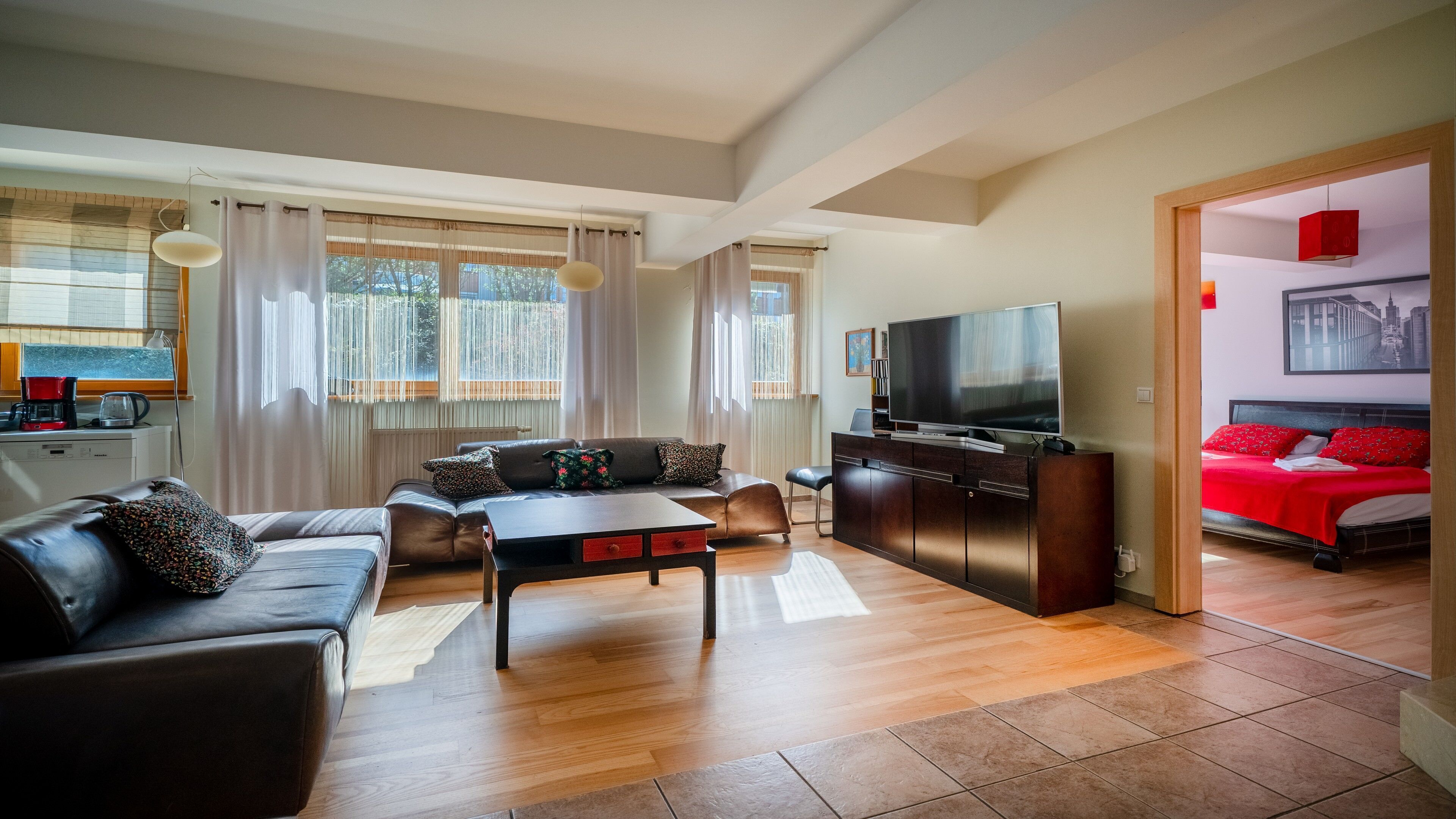 Apartamento (11) | Área de estar | TV de tela plana