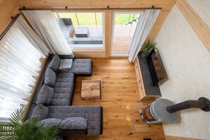 Smart TV, fireplace - Holiday home with 3 bedrooms (Meßstetten)