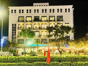 Front of property - evening/night