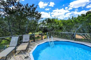 Pool - Romantic Cabin Retreat with a Private Hot Tub and Pool in Wimberley, Texas (Wimberley)