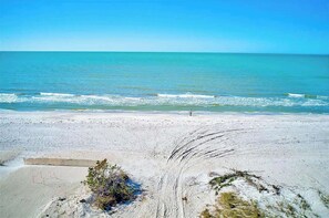 Accommodatie ligt op het strand