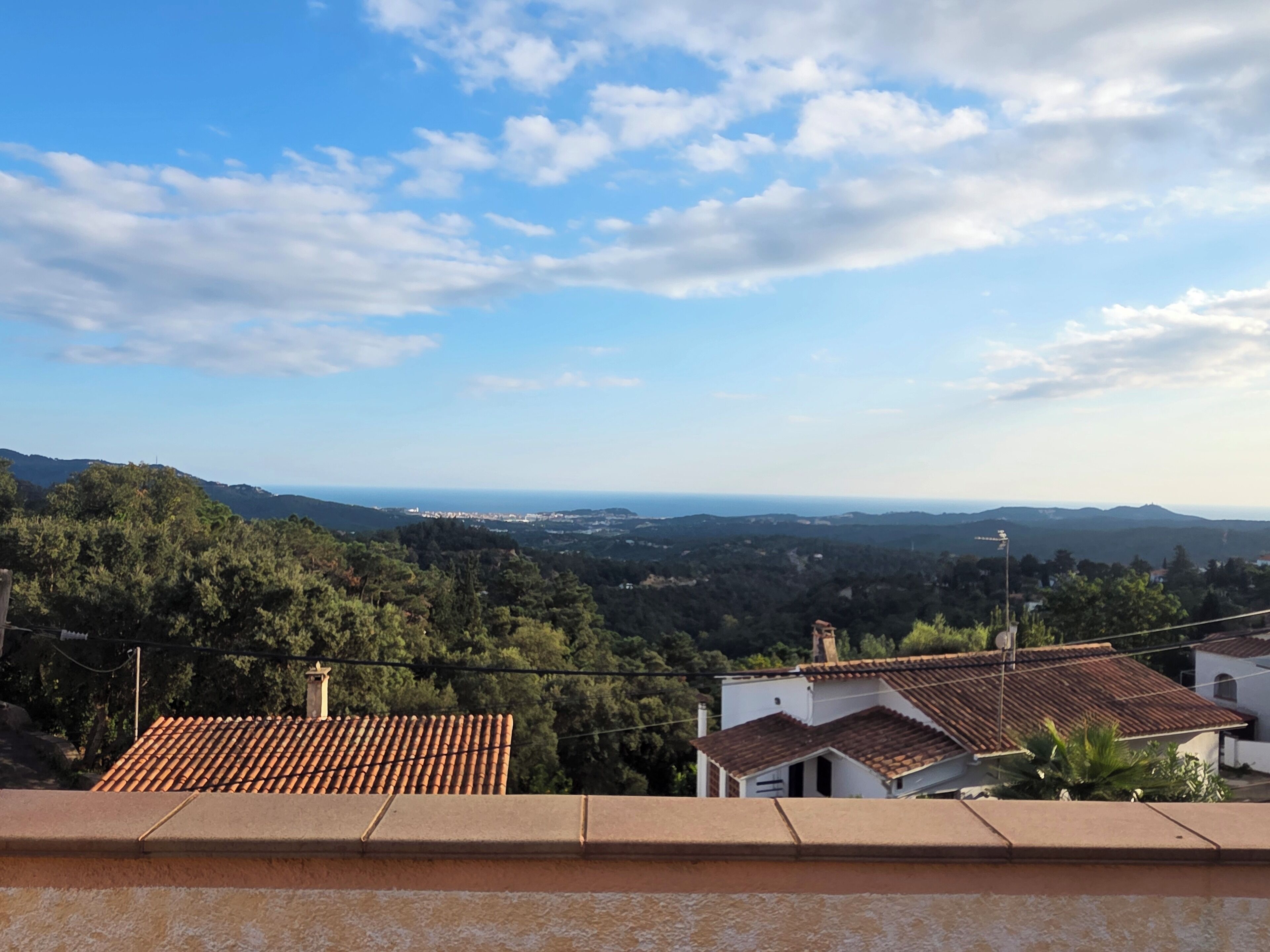 Blick von der Unterkunft