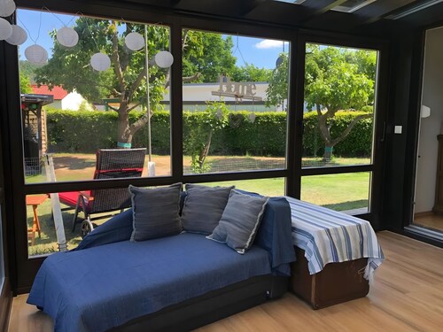 Bungalow 'Lili’s auf der Halbinsel' mit Meerblick, privater Terrasse und WLAN