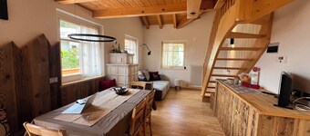 Dolomites -Apartment in the center of Campitello, 200m from Col Rodella cable car
