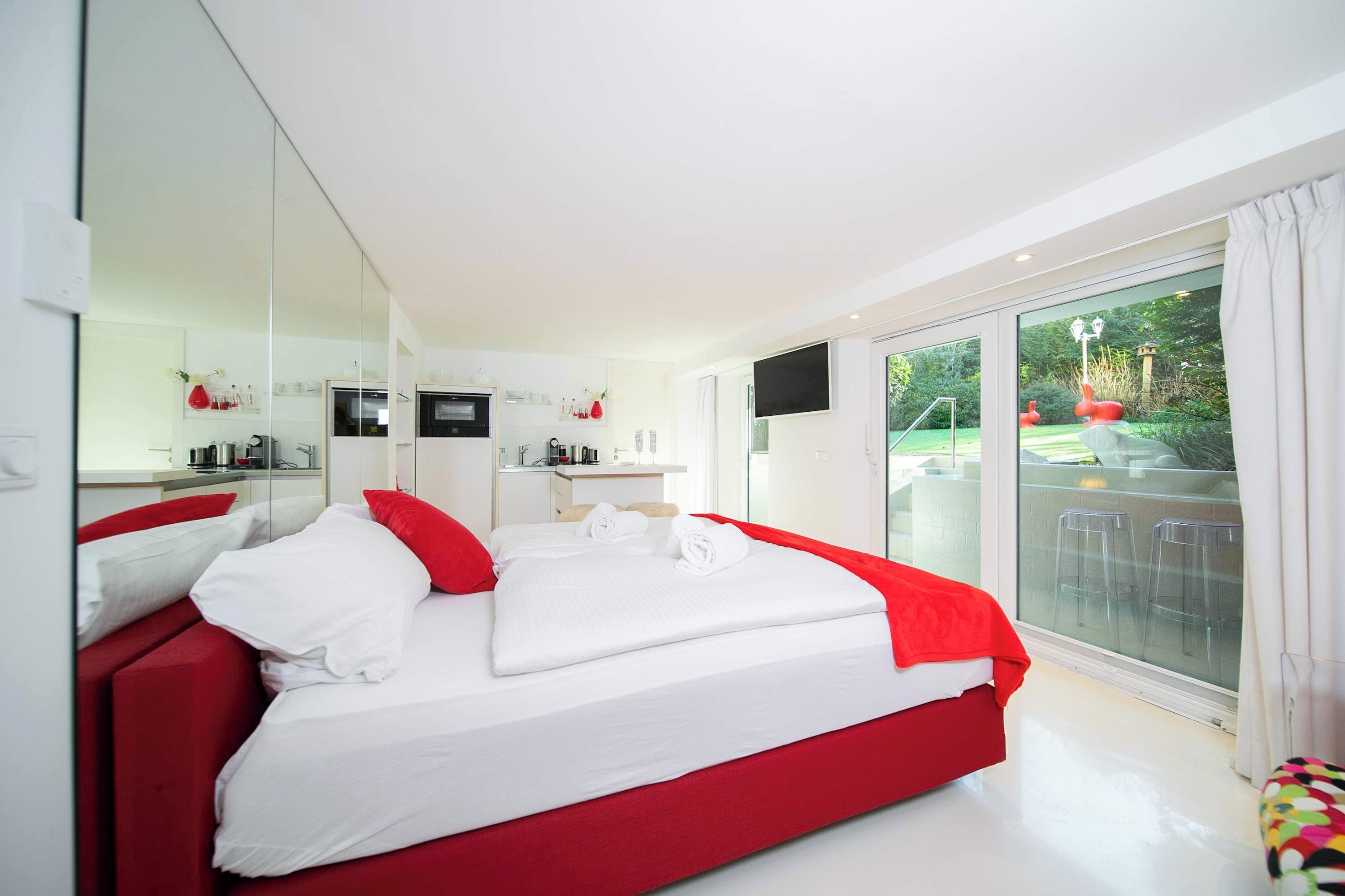 1 soverom, strykejern/-brett, reiseseng for barn og wi-fi