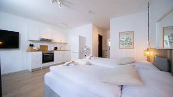1 Schlafzimmer, Bügeleisen/Bügelbrett, Reisekinderbett, kostenloses WLAN