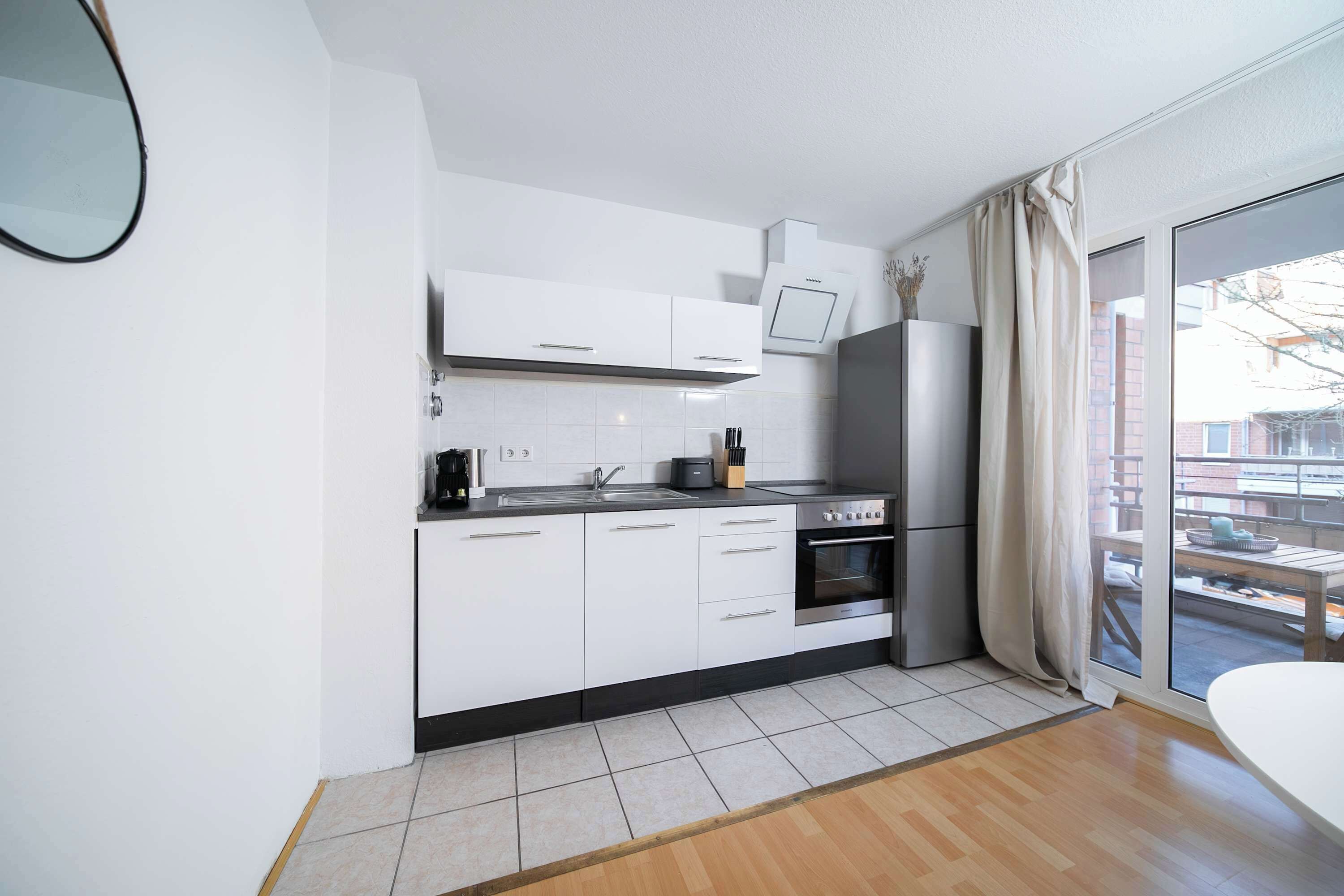 Kühlschrank, Ofen, Herdplatte, Geschirrspüler