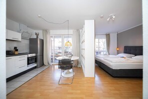 1 bedroom, iron/ironing board, travel crib, free WiFi