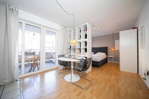 1 bedroom, iron/ironing board, travel crib, free WiFi