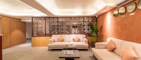 Lobby sitting area