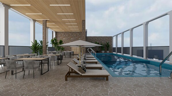 Una piscina techada