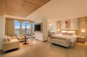 Premium bedding, memory-foam beds, minibar, in-room safe